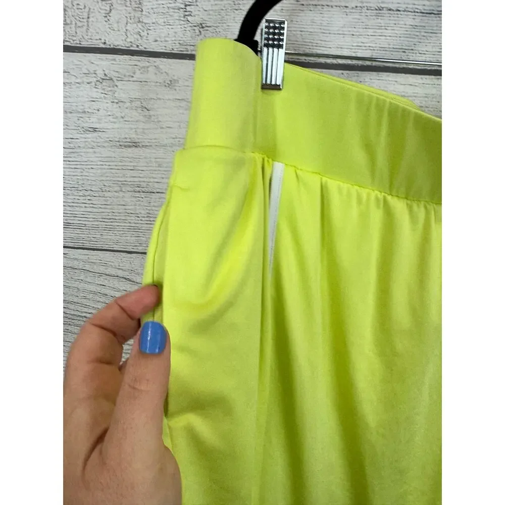 Livi Lane Bryant Active Plus Size Lime Green Sporty Skort Size 22/24